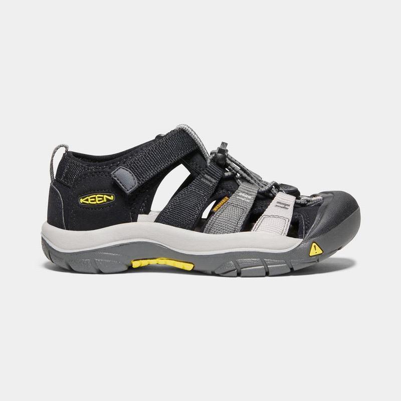 Keen Newport H2 Kids Sandals Black Stockists NZ (9571-DKAOM)